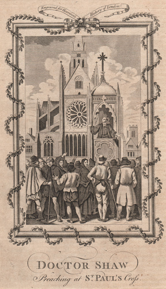 Dr Ralph Shaw preaching v. Edward IV's kids legitimacy St Paul's Cross 1483 1775
